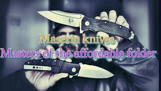 Maserin Knives - Masters of the affordable folder. Taking a look at the Pitbull and Reactor