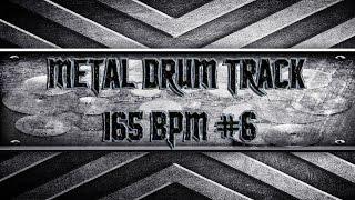 Old School Metal Drum Track 165 BPM (HQ,HD)