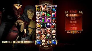 Mortal Kombat 9 - HUMAN CYRAX MK3 & HUMAN SEKTOR UMK3 - MOD   NEW Expert Tag Ladder Gameplay