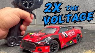 double-volting a $30 toy RC car