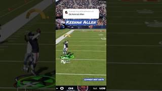 Keenan Allen‼️ #xbox #madden25 #madden #chicagobears #keenanallen #headtap #headtop #mossed #nfl