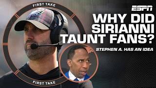 Stephen A. speculates why Nick Sirianni taunted fans after the Eagles’ win  | First Take