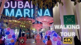 DUBAI MARINA - AIN DUBAI - JBR BEACH - WALKING TOUR!