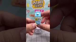 Make it Mini Verse Cafe Series 1! #miniverse #minitoys #shorts #toyunboxing #minifood #asmrunboxing