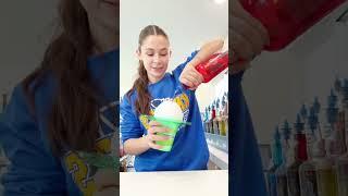 Make snowcone with me  #work #manager #snowcone #shaveice #snowconemachine #pouring #tropical #asmr
