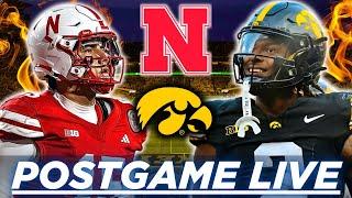 Nebraska vs Iowa POSTGAME SHOW | RIVALRY GAME | LIVE REACTION | Husker Football