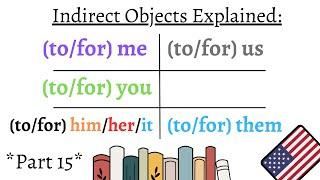 English - Indirect Objects Explained