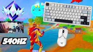 Aula F75 ASMR Unreal Ranked  Satisfying Keyboard Fortnite 540 FPS Smooth 4K