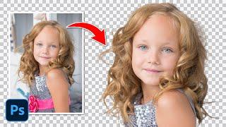 Simple Step How to remove Hair Background in Photoshop