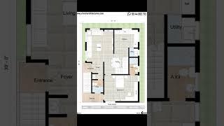 31' x 39' West facing floor plan