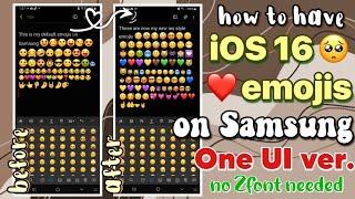 Get iOS Emojis on Samsung (One UI Versions) WITHOUT zFont