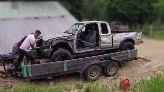 Abandoned Tacoma To Capable Crawler in 10 Minutes - Full Build Time Lapse