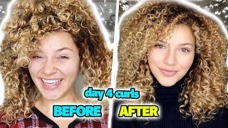 3 WAYS TO REFRESH YOUR CURLS IN THE MORNING WITHOUT WATER (winter routine)