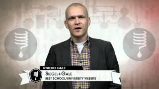 Siegel+Gale's 5-Word Speech at the 16th Annual Webby Awards