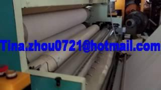 Jumbo roll and kitchen towel machine with lamination