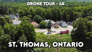  Stunning St. Thomas, Ontario: A Breathtaking Aerial Journey in 4K 