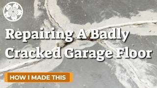 How To Repair Bad Cracks in a Garage Floor