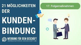 21 Instrumente und Methoden zur Kundenbindung | Kunden nicht verlieren