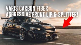 INSTALLING 2015 WRX VARIS CARBON FIBER LIP & SPLITTER