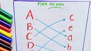 Match the pair | Capital Letter and Small Letter | Kids Learning #color #kidslearning #toddler #abcd