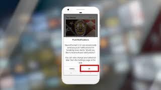 How to set up breaking news alerts for the NC312 App for Android