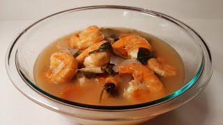 Sinigang na Hipon / Shrimp in Tamarind soup base Recipe