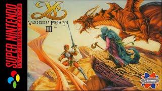 [Longplay] SNES - Ys III: Wanderers from Ys [100%] (4K, 60FPS)