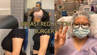 GETTING A BREAST REDUCTION DURING A PANDEMIC VLOG 38G-38C | Jada Desiree