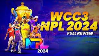 WCC3 NPL 2024 | UNLOCK AND FULL REVIEW