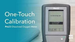 How to Calibrate the YSI Pro20 Dissolved Oxygen Meter