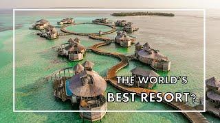 The WORLD'S BEST RESORT? Soneva JANI full resort tour (& POOL VILLA with OCEAN SLIDE)!