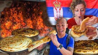 CRAZY Serbian Food Tour in Novi Sad, Serbia - TERMINATOR Index Sandwich + LEGENDARY Burek in Serbia