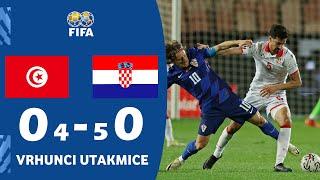 Tunis - Hrvatske (0-0) 4-5 Pen. Naglasci | Međunarodna prijateljska utakmica 2024