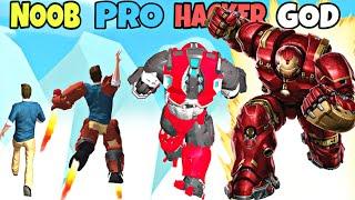 NOOB vs PRO vs HACKER vs GOD in Full Metal 3D