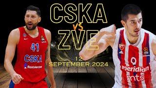 CSKA Moscow vs Crvena Zvezda | United League Super Cup Highlights | 12 September