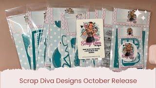 October Release for @ScrapDiva29 #scrapdivadesigns