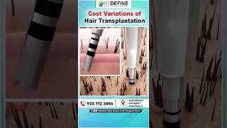 Cost of Hair Transplantation in Telugu || Dr. Harikiran Chekuri || ReDefine Channel #shorts