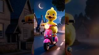 Baby duckon Vespa #explore #duck #duckrescue #ducktales #duckshorts #duckcartoon #aiart #fy