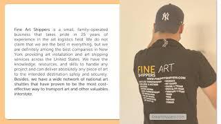 Art Installation & Art Shipping Services in the US