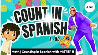 Learn Spanish |Learning Spanish For Kids | Learn to count to 50 | Nursery Rhymes + Kids Songs