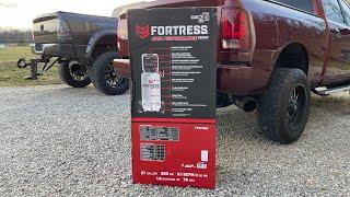 Harbor Freight Fortress HP 27 Gallon 200 psi Upright Air Compressor Unboxing and Initial Impressions