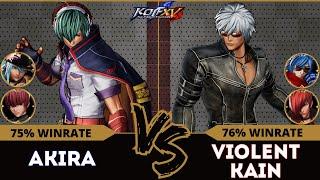 KOF XV⭐ AKIRA (Shun'ei/Isla/O.Chris) vs VIOLENT KAIN (Krohnen/Iori/K')⭐Ranked Match - 01/25