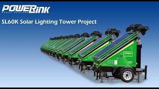 SL60K Solar Lighting Tower Project