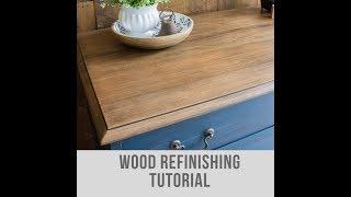 DIY Furniture Restoration with Water Based Stain