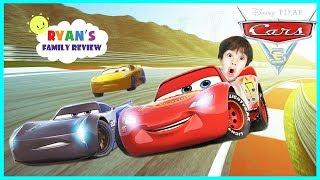 Cars 3 Driven to Win Gameplay Racing Game Lightning McQueen! Let's Play with Ryan's Family Review