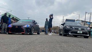 Street car race in Lagos,Nigeria,Lexus Vs Honda #drift #lexus #fastcar #fastandfurious #speed #cars