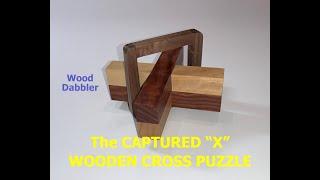 CAPTURED X WOODEN CROSS PUZZLE