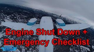 Precautionary Engine Shutdown Multiengine Training