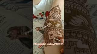 New Mehndi Design 2022 | Priya Mehndi Art | #short #shorts