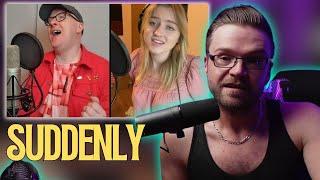 TORI HOLUB & DAN WESLEY - SUDDENLY (Olivia Newton-John & Cliff Richard Cover) | REACTION